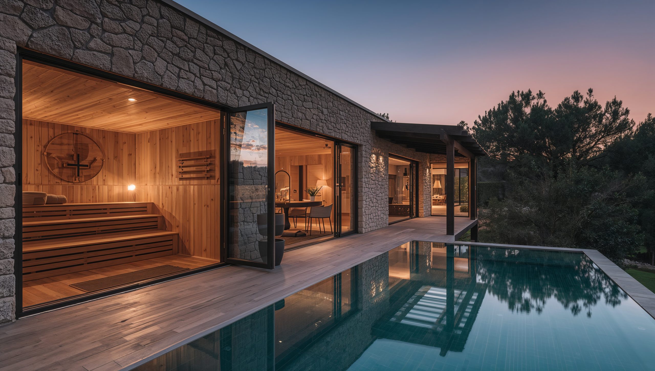 Lucid Origin Ultraluxury real estate photograph A Rustic house 2