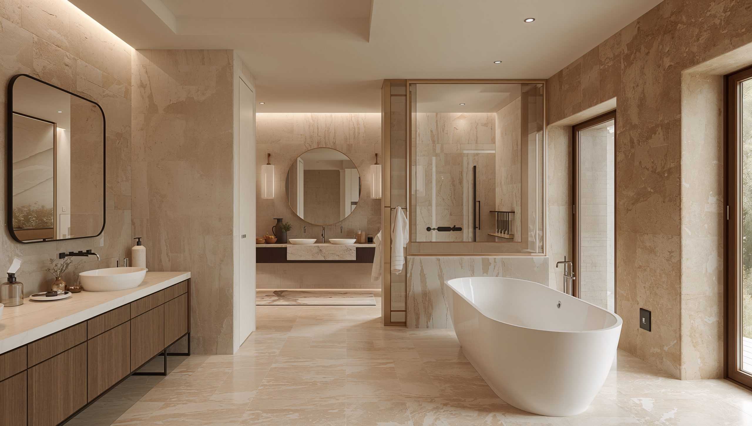 Lucid Origin Ultraluxury real estate photograph A bathroom ins 0