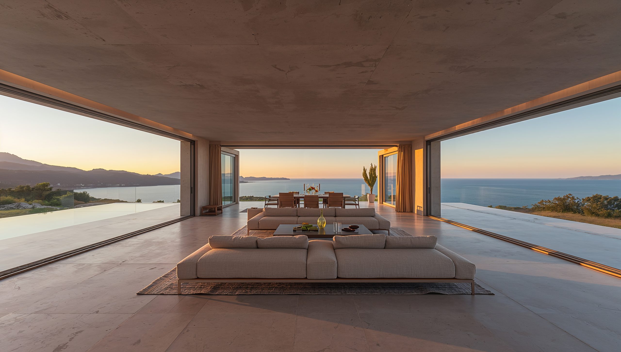 Lucid Origin Ultraluxury real estate photograph Inside a moder 1