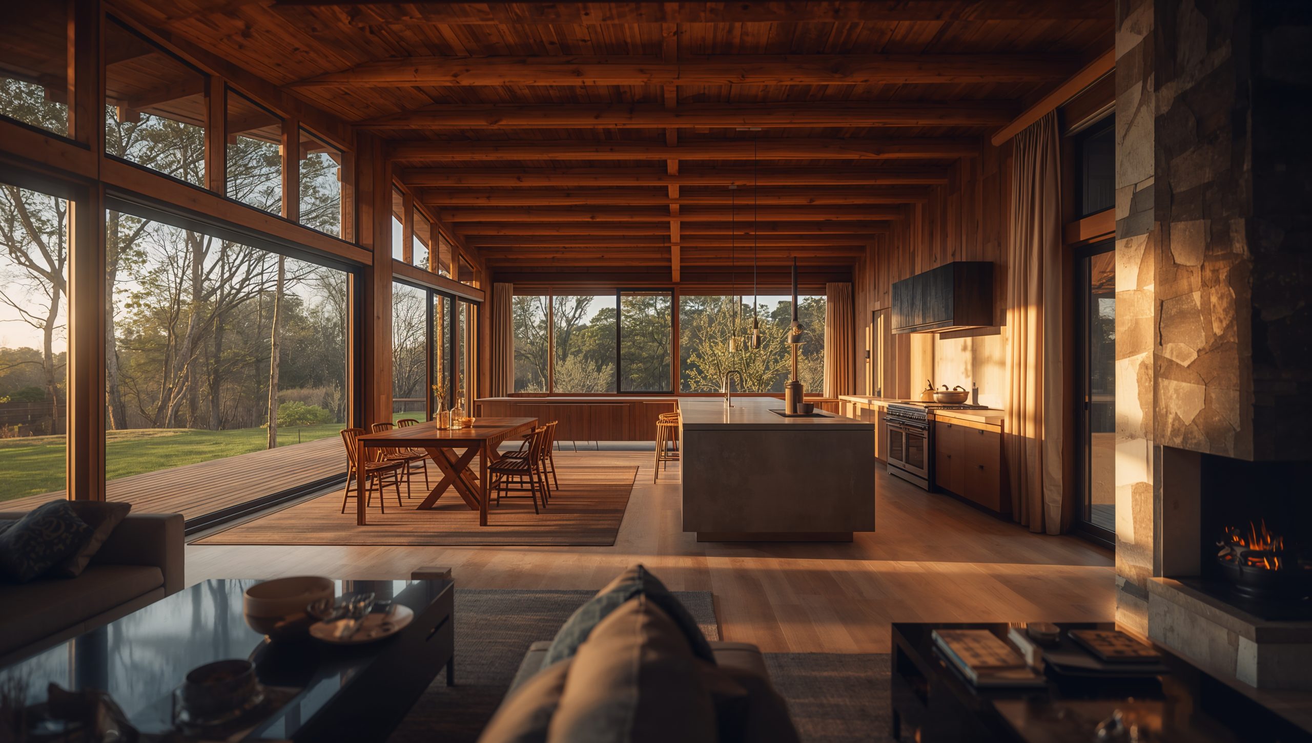 Lucid Origin Ultraluxury real estate photograph Interior of a 1