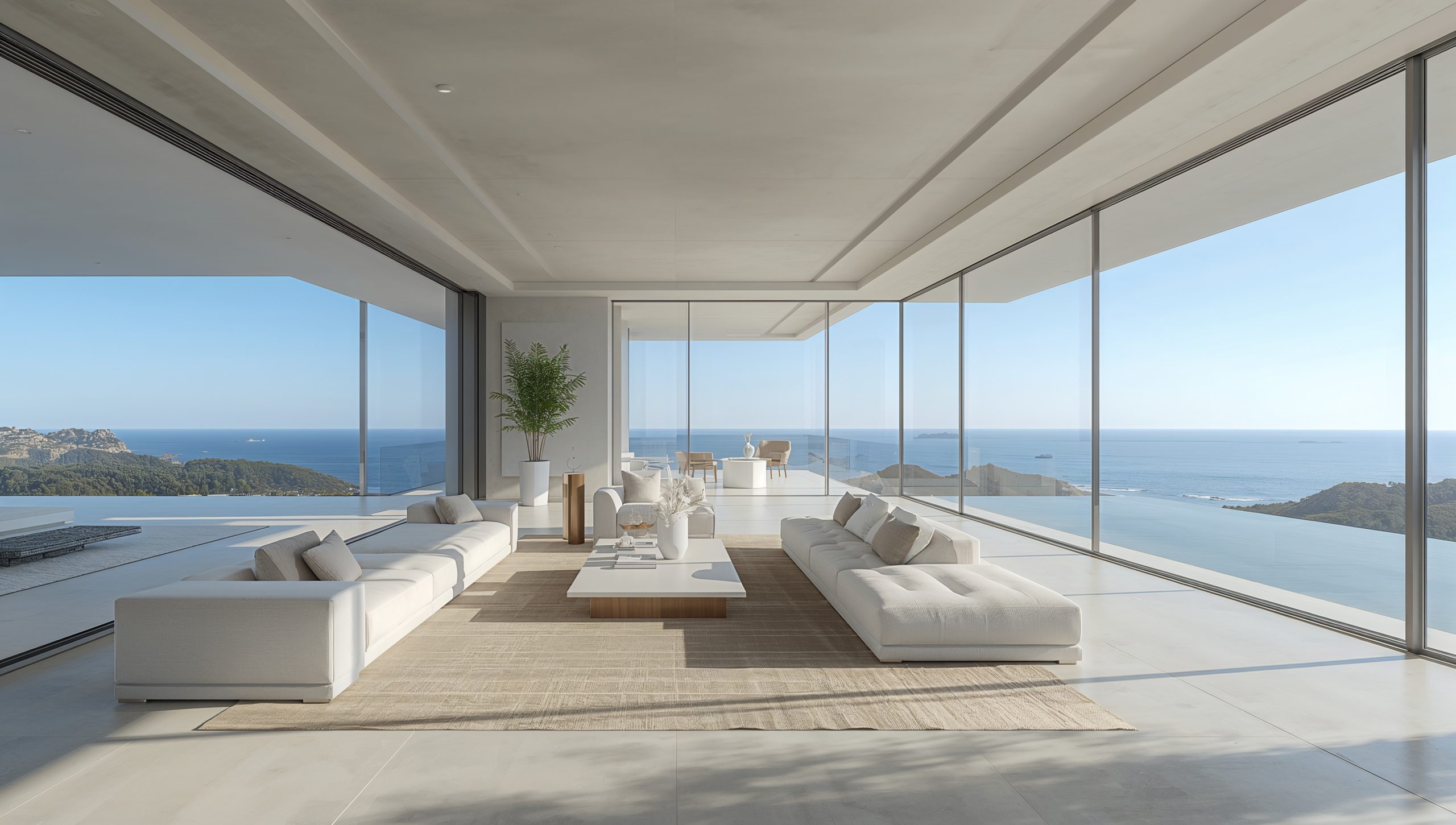 Lucid Origin Ultraluxury real estate photograph Interior of a 2