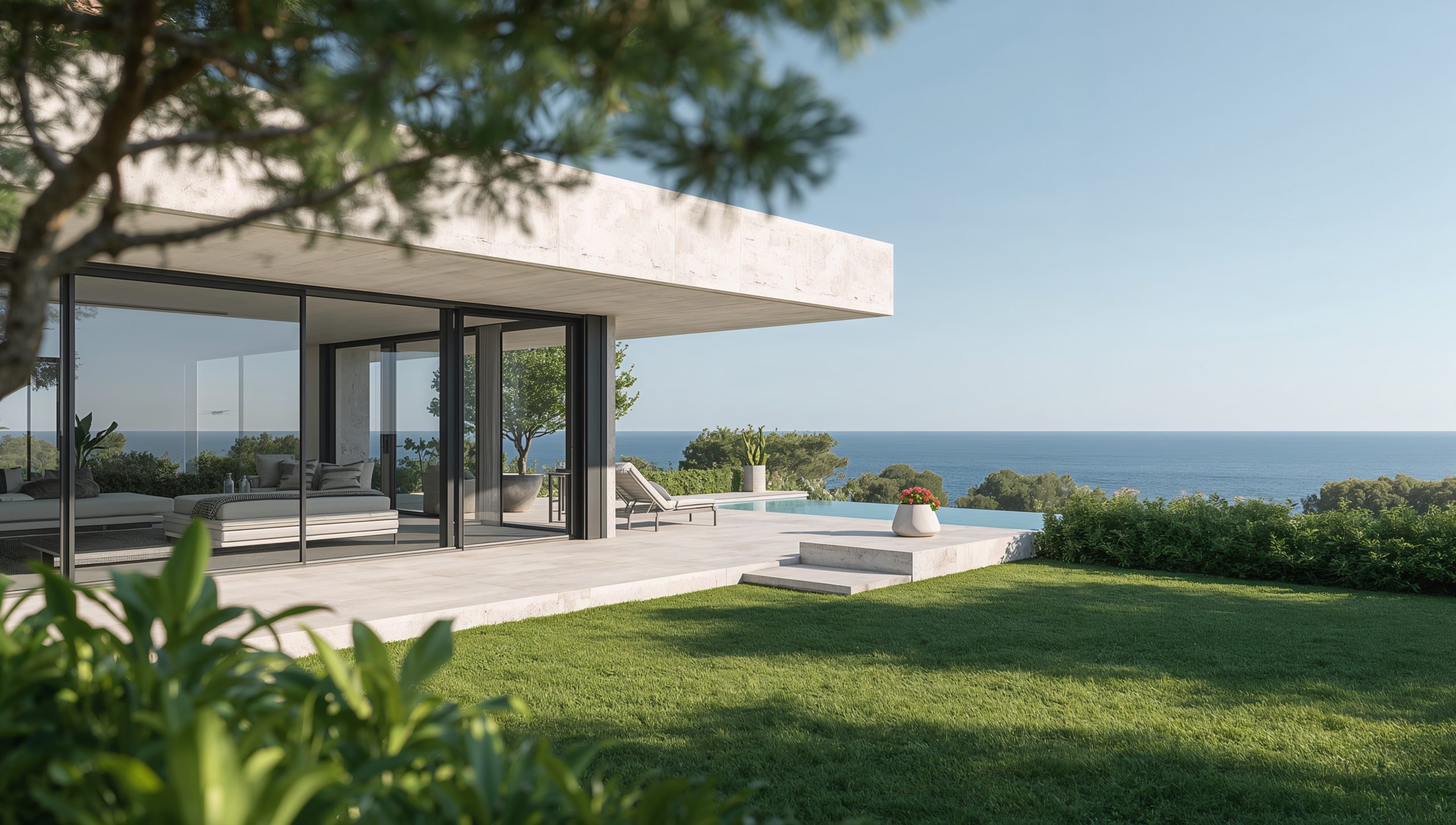 Lucid Origin Ultraluxury real estate photograph The exterior o 2